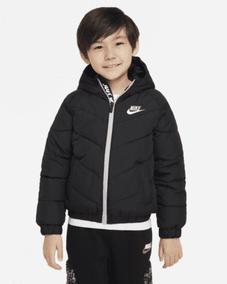 Nike Younger Kids Hooded Chevron Puffer Jacket. Nike UK